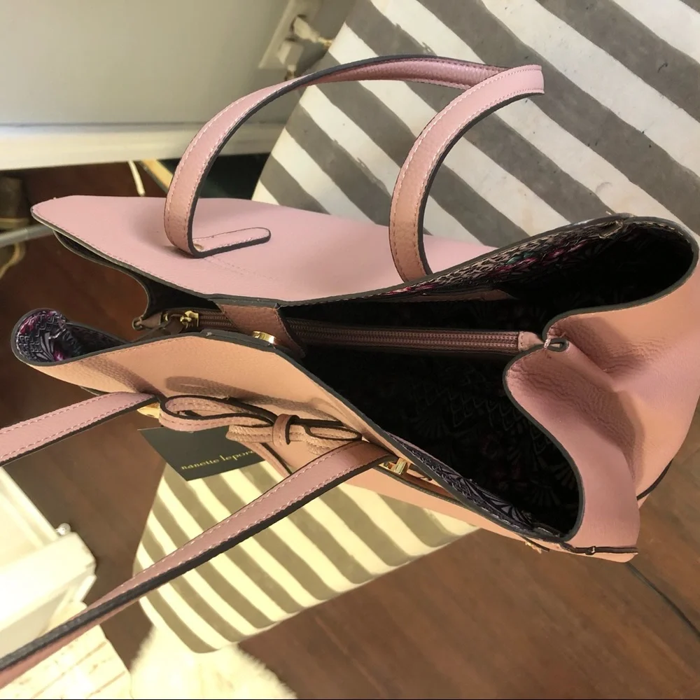 Nanette lepore NWT arabelle shoulder bag in mauve - Picture 5 of 8